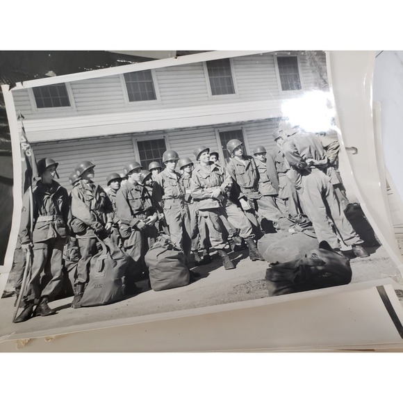WW2 US Army Soldiers Tanks Artillery 1944 188th Quartermaster Laundry Platoon - Picture 14 of 16